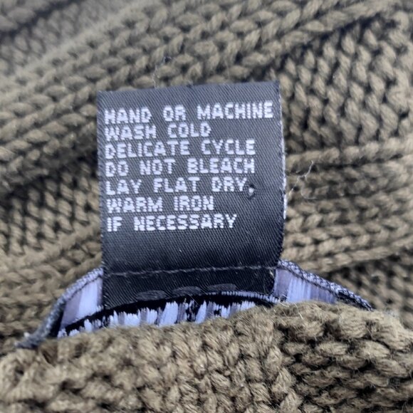 World Republic Clothing Co Army Green Sweater Cowl Neck Size Small Heavy Warm - Picture 5 of 5